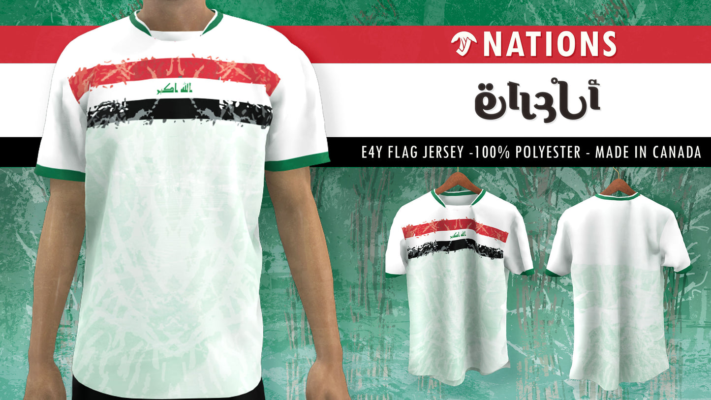Iraq E4Y NATIONS Flag Shirt