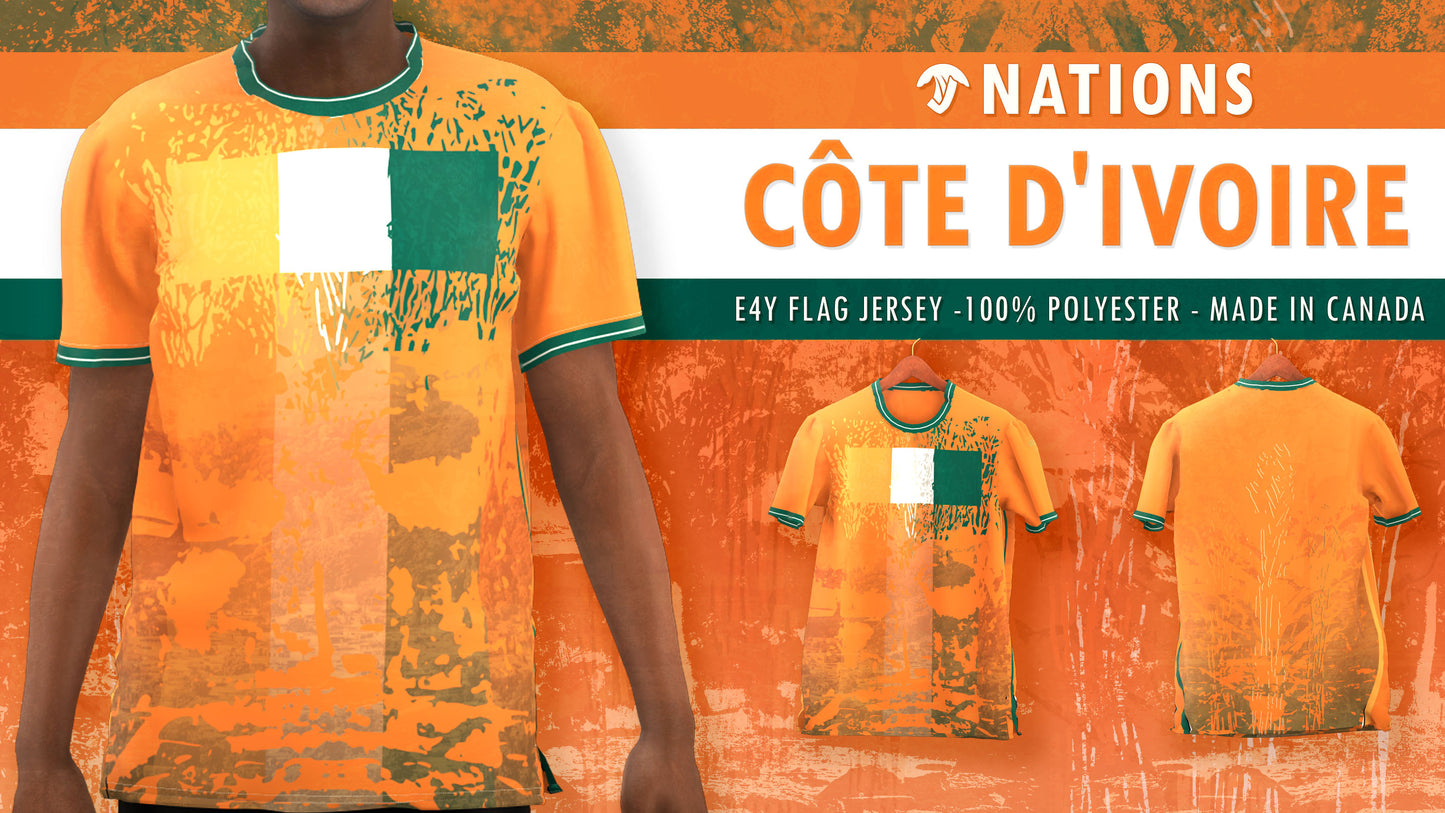 IVORY COAST E4Y NATIONS Flag Shirt