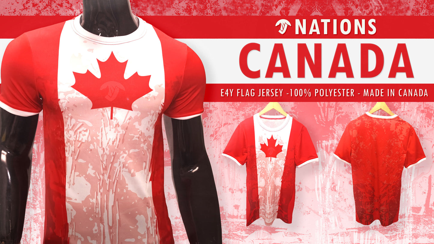 CANADA E4Y NATIONS Flag Shirt