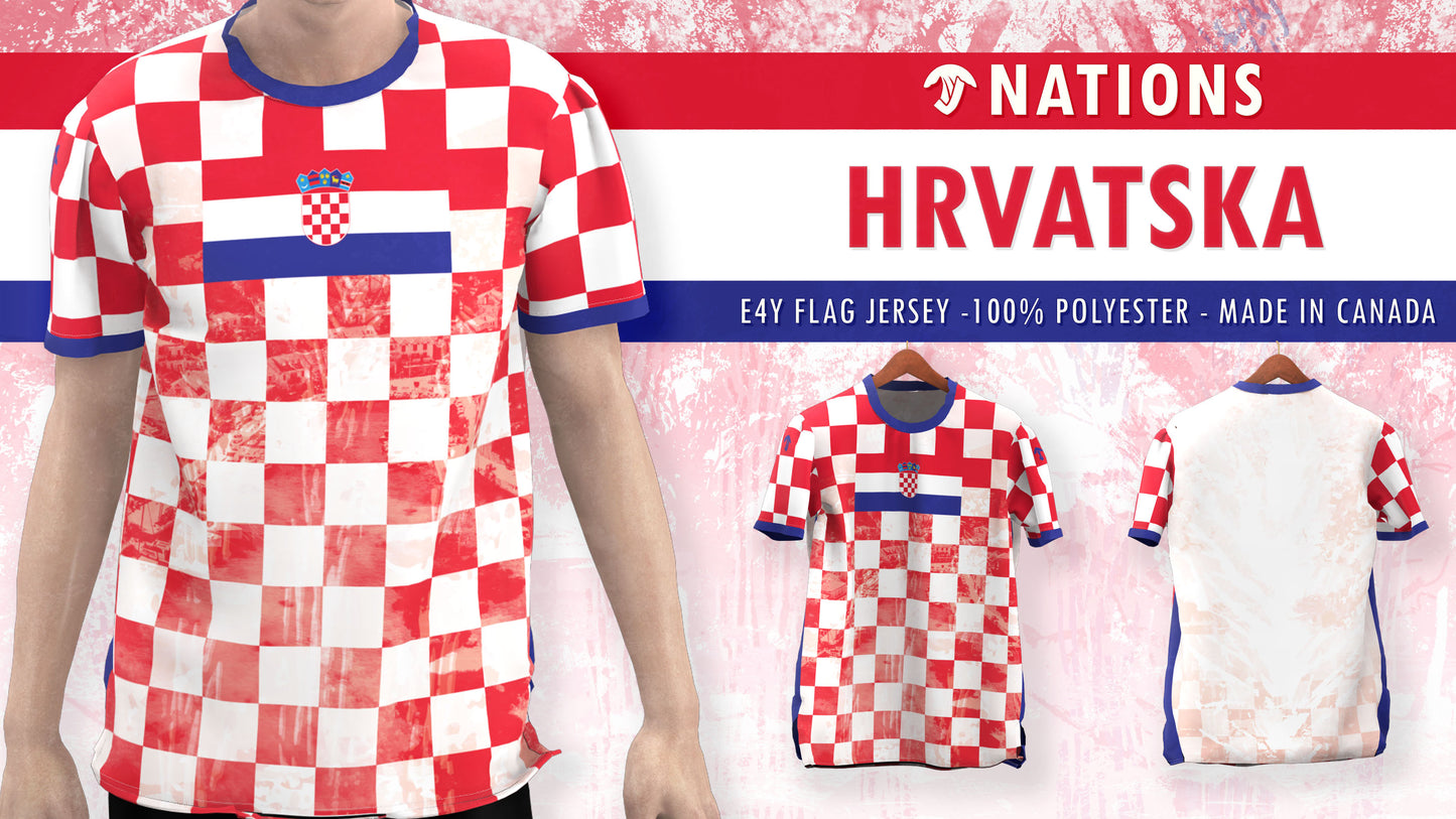 CROATIA E4Y NATIONS Flag Shirt