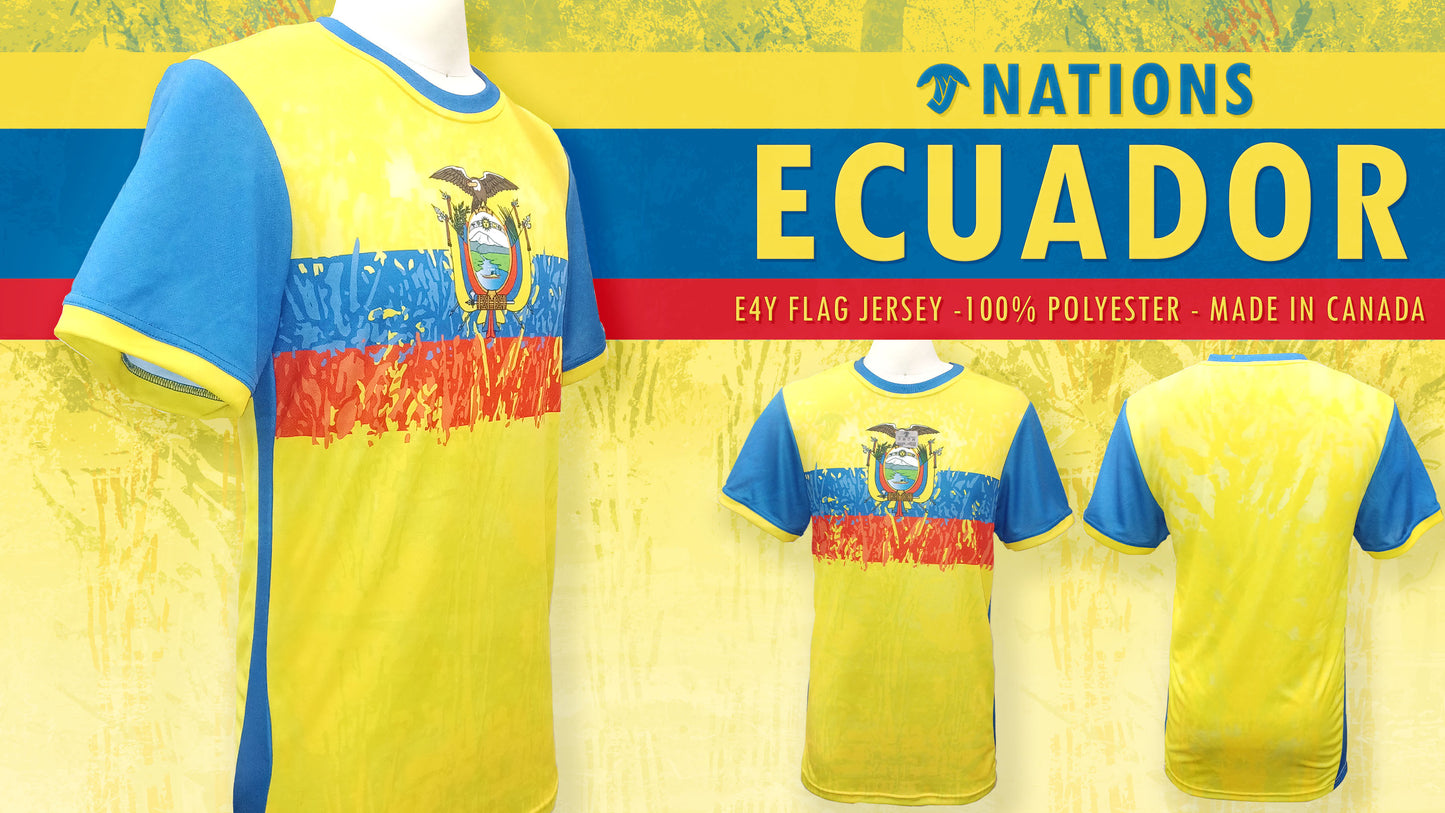 ECUADOR E4Y NATIONS Flag Shirt