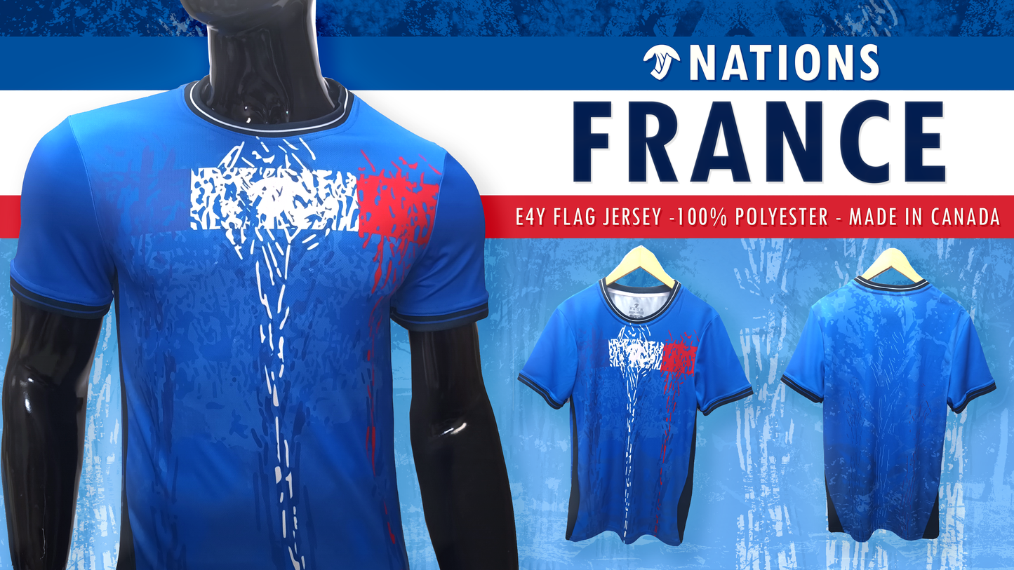 FRANCE E4Y NATIONS Flag Shirt