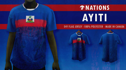 HAITI E4Y NATIONS Flag Shirt