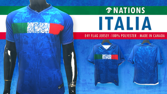 Italy E4Y NATIONS Flag Shirt