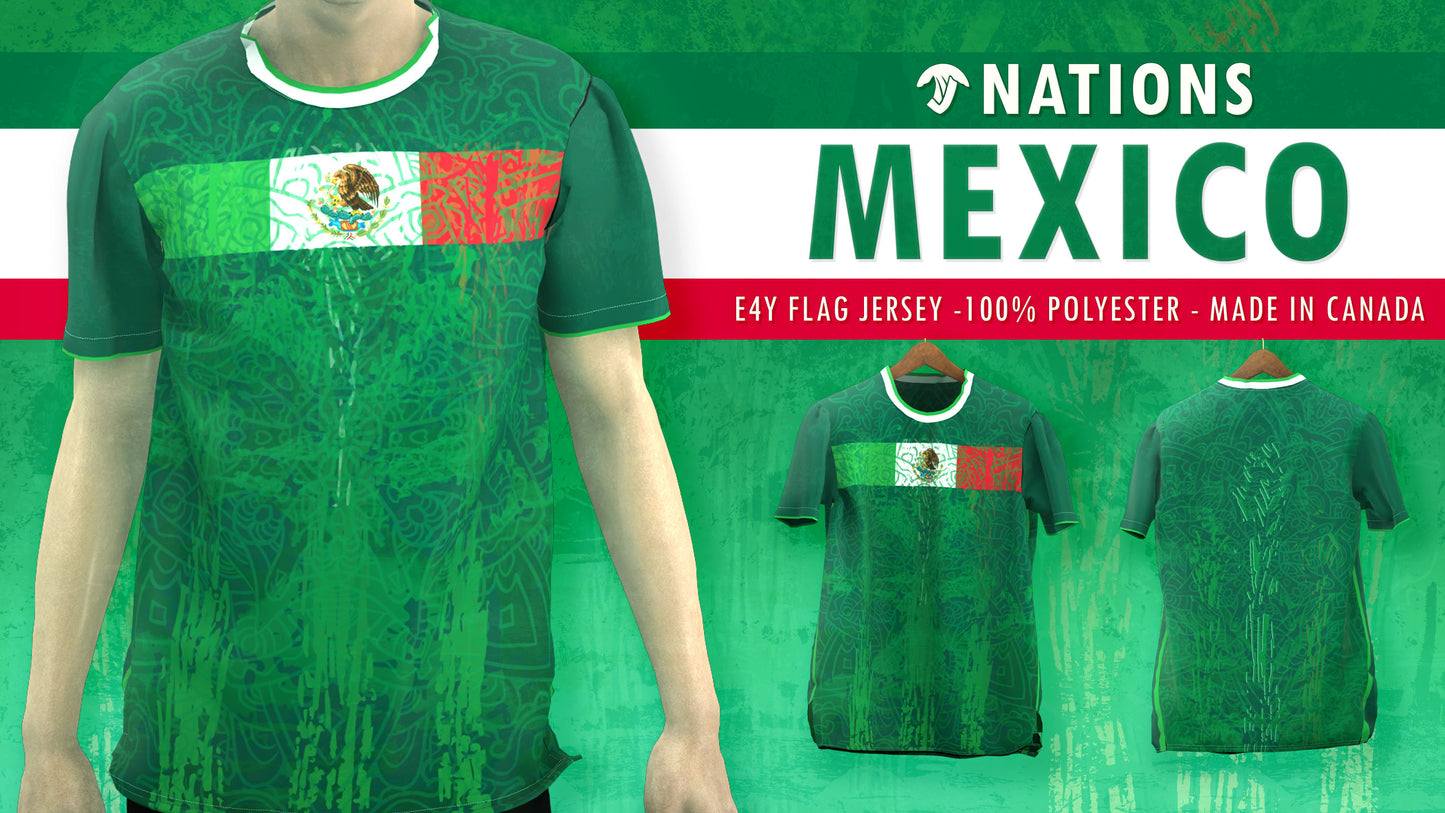 MEXICO E4Y NATIONS Flag Shirt