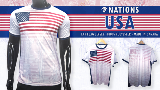 USA E4Y NATIONS Flag Shirt